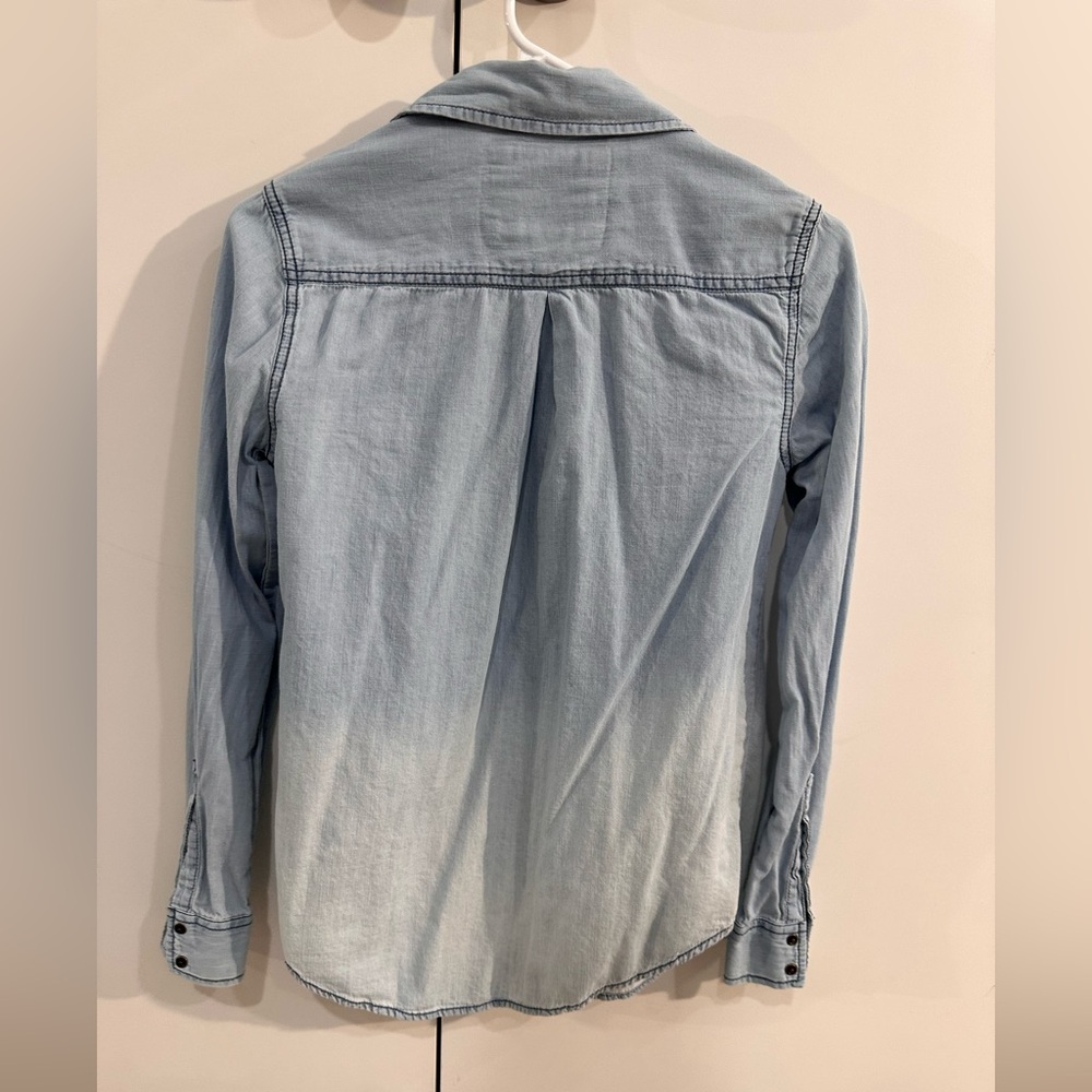 Arizona Jean Company Faded Blue Casual Shirt - Picture 4 of 5